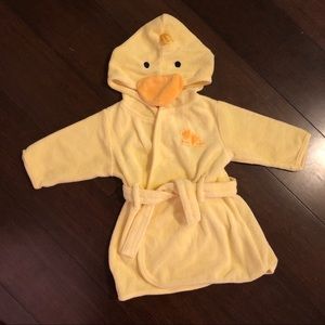 NWOT Soft Terry Duck Hood Bathrobe